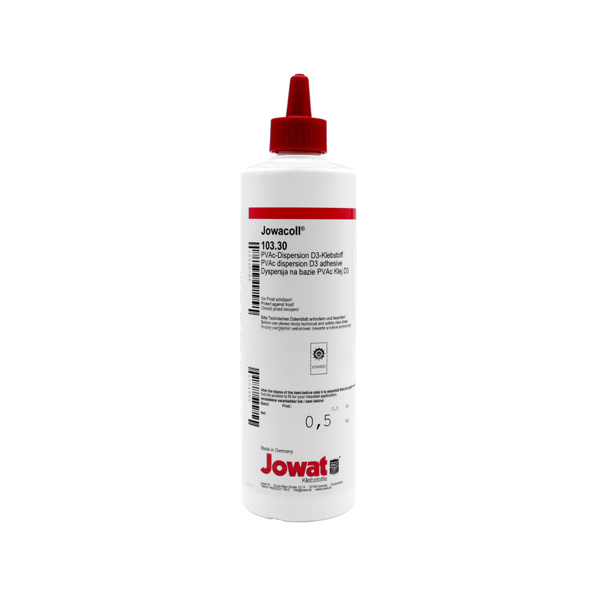 Jowacoll® 103.30 Cola para madera PVAc D3/D4 para altas exigencias