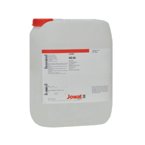 Jowat® PUR Cleaner 402.60 Limpiador liquido en frio para la eliminación de restos de adhesivos PUR, PO y EVA en las piezas de la máquina