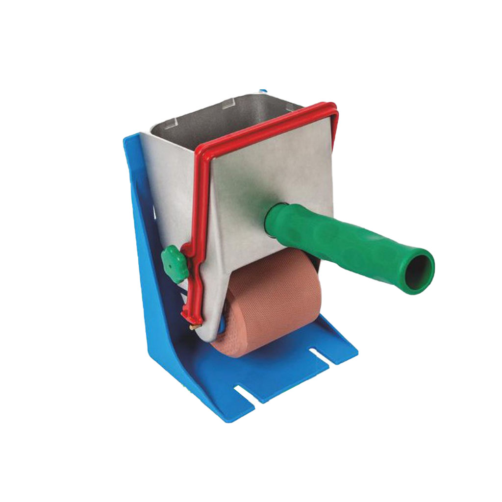 Rodillo estándar medio blando para colas blancas ancho 75 mm de goma espuma rosa MGV